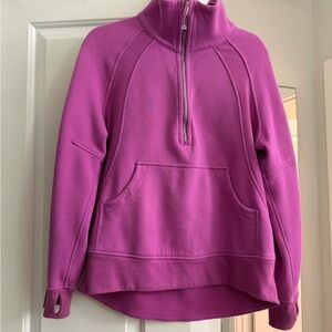 lululemon athletica Magenta Half-Zip Sweater